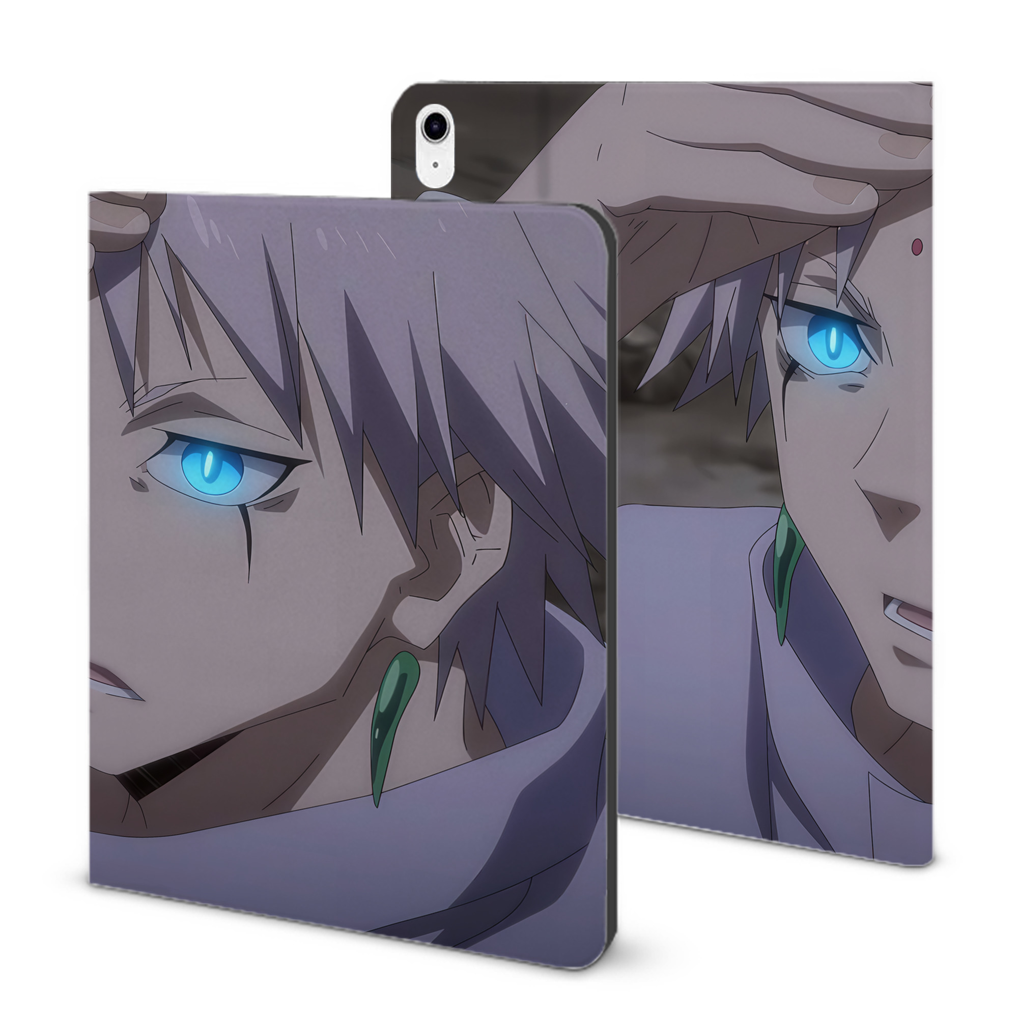 （画像用） 転スラ Regarding Reincarnated to Slime IPad ケース ブック型 PUレザー TPU 耐衝撃 軽量 薄型 ペン収納なし 全面保護 IPad 各モデル対応